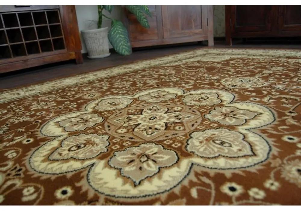 Kusový koberec Agas hnedý 200x400cm