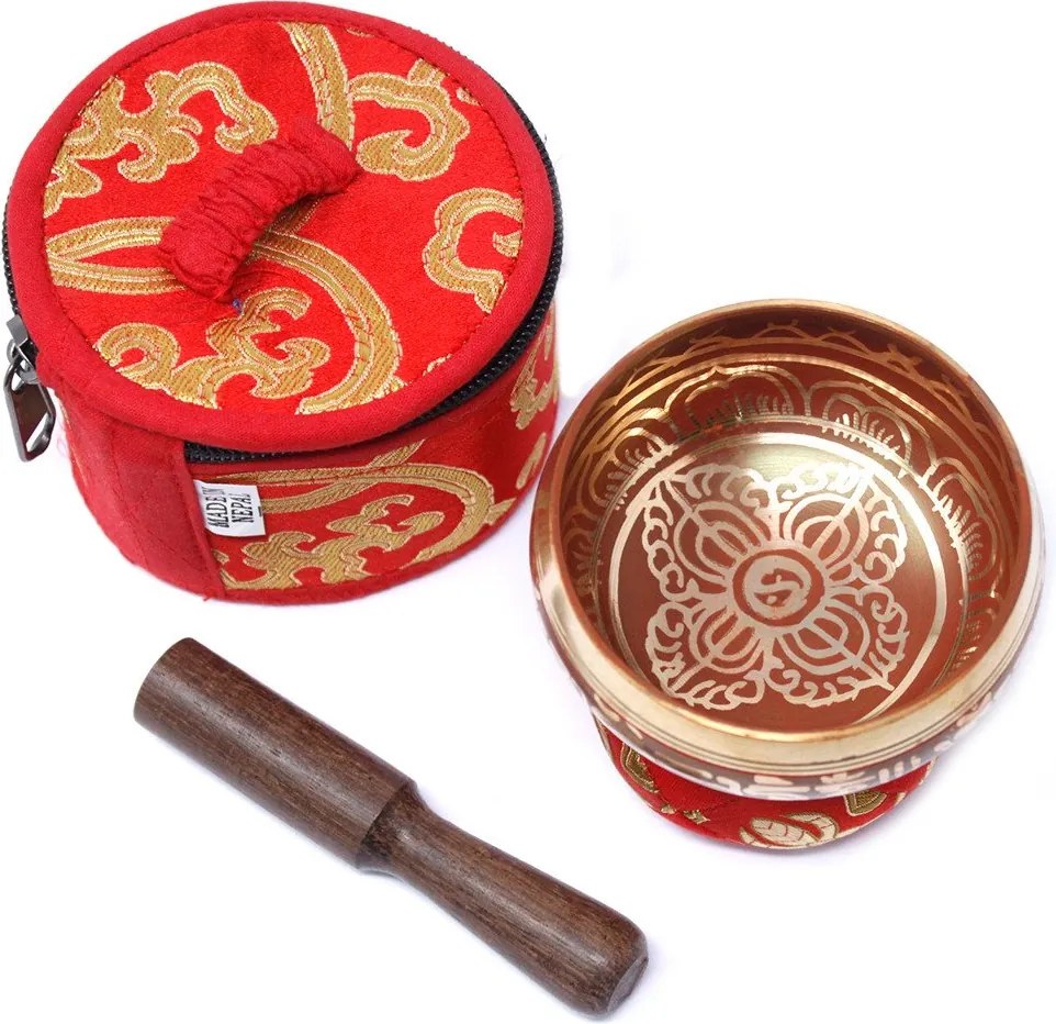 Tibetská spievajúca miska - darčeková sada Farba: Čierna