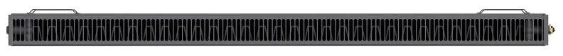 Mexen, Panelový radiátor Mexen CV21 500 x 1400 mm, spodné pripojenie, 1551 W, antracit - W621-050-140-66