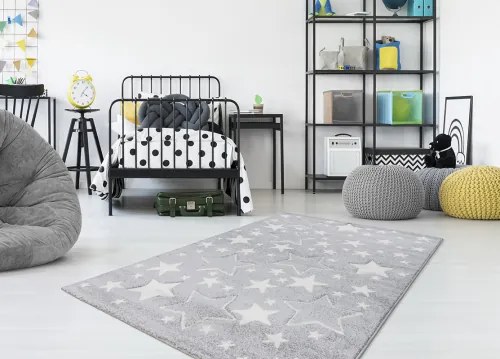 Koberce Breno Kusový koberec AMIGO 329/silver, sivá, viacfarebná,80 x 150 cm