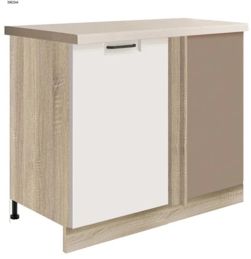 Skrinka do kuchyne Favorit 24d l white