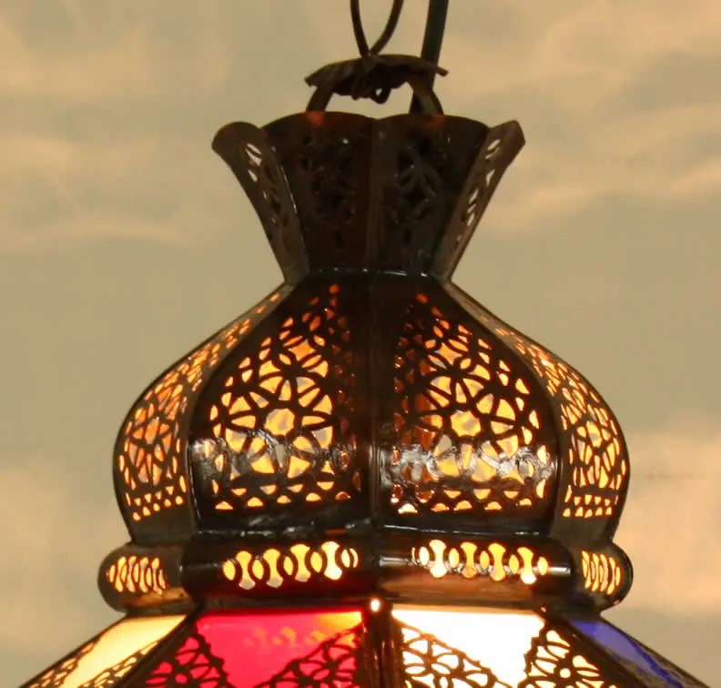 Marocká závesná lampa Alouan