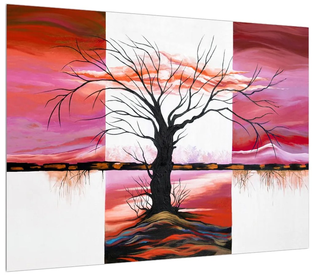 Obraz maľby stromu (70x50 cm)