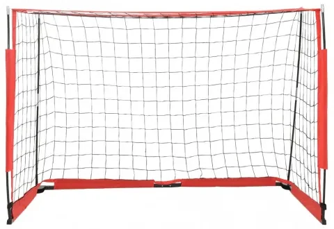 vidaXL Futbalová bránka 184x91x124,5 cm oceľová-