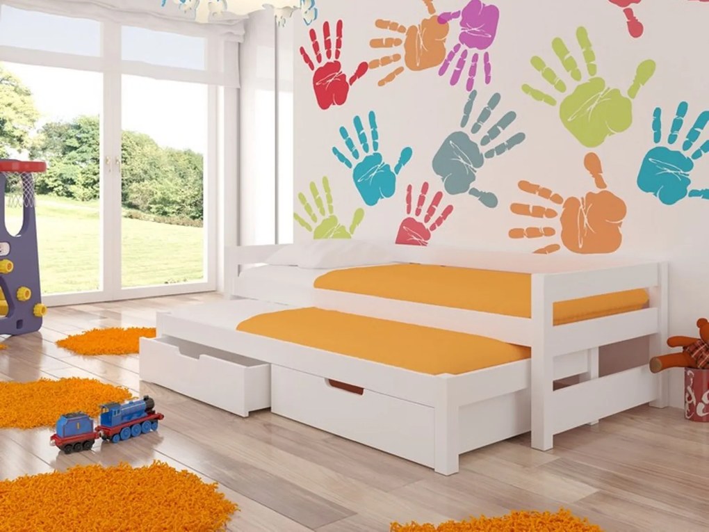 Rozkladacia detská posteľ 200x90 cm. Akcia -20%. Vlastná spoľahlivá doprava až k Vám domov. 1052113