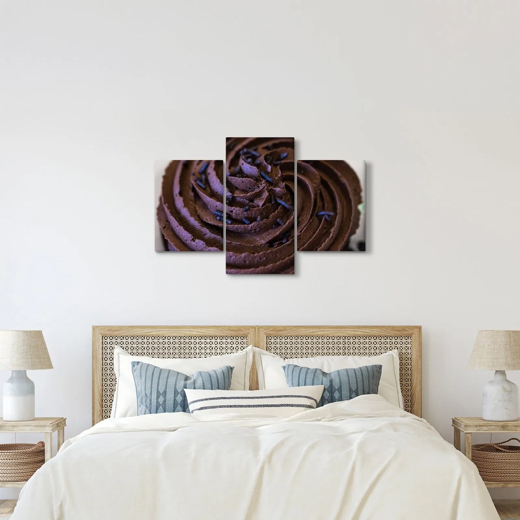 Obraz - Čokoládový Cupcake (90x60 cm)