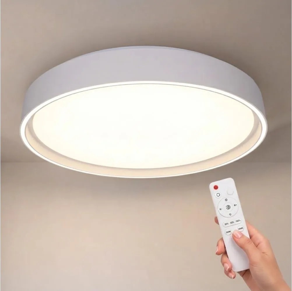 Brilagi-LED Stmievateľné svietidlo NANCI LED/60W/230V 3000-6500K pr. 49 cm biela +DO