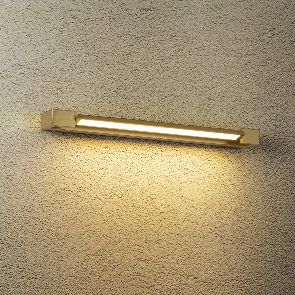 Brilagi-LED Kúpeľňové osvetlenie zrkadla AQUA LINE LED/18W/230V 60 cm IP44 zlaté