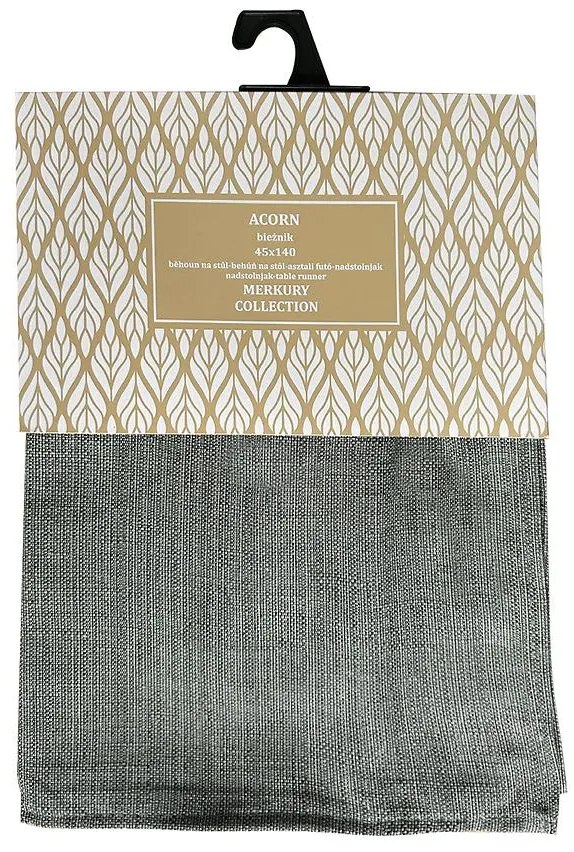 Behúň Acorn čierna 45x140
