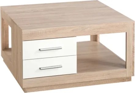 Konferenčný stolík Festival, dub sonoma/biela%
