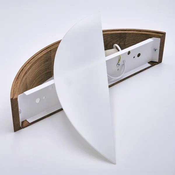 Brilagi - LED Nástenné svietidlo CARVALHO 1xE27/60W/230V dub čerešňa