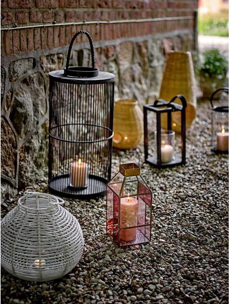 Sklenený lampáš (výška 34 cm) Drew – Bloomingville