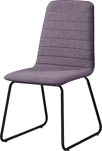 Jedálenská stolička DANUTA fialová / čierná Tempo Kondela