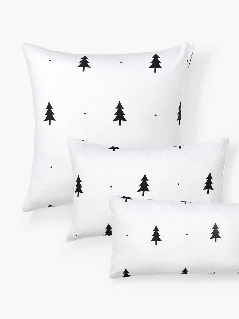 Flanelová vianočná obliečka na vankúš X-mas Tree