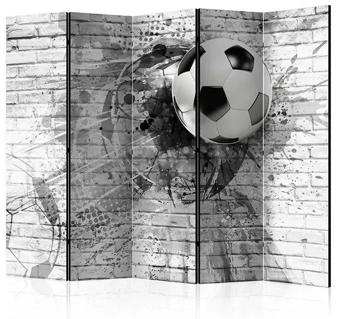 Paraván - Dynamic Football II [Room Dividers] Veľkosť: 225x172, Verzia: Akustický