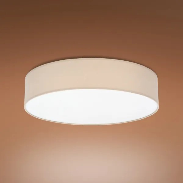 Stropné svietidlo RONDO 4xE27/15W/230V pr. 61 cm béžová