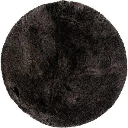 Kusový koberec Samba 495 Anthracite kruh, 80x80 (priemer) kruh, šedá, obývacia izba, Obsession