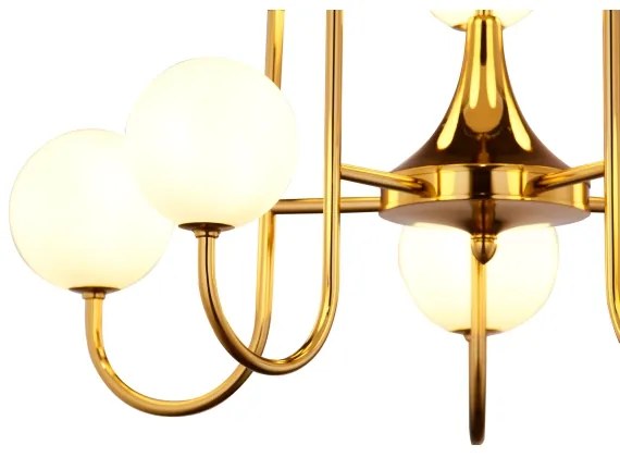 Jupiter 1942 - Luster na tyči SELEN 10xG9/40W/230V mosadz