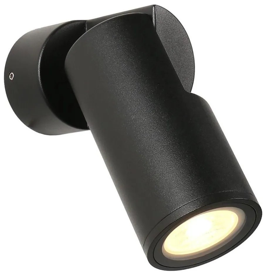 Zuma Line SJ14401 - Vonkajšie nást. svietidlo NOCTURNE 1xGU10/35W/230V IP65 čierna