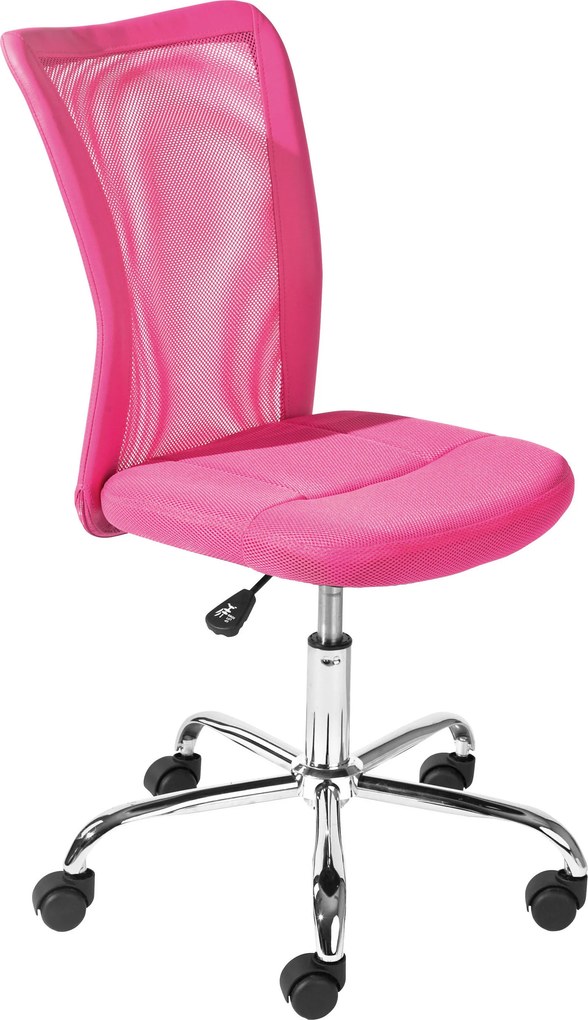 XXXLutz OTOČNÁ STOLIČKA PRE MLÁDEŽ, sieť, pink Carryhome - Detské izby - 000528021403