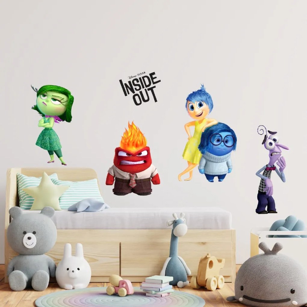 Samolepka na stenu "V hlave"