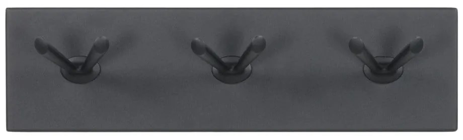 Čierny kovový nástenný vešiak Pull – Spinder Design