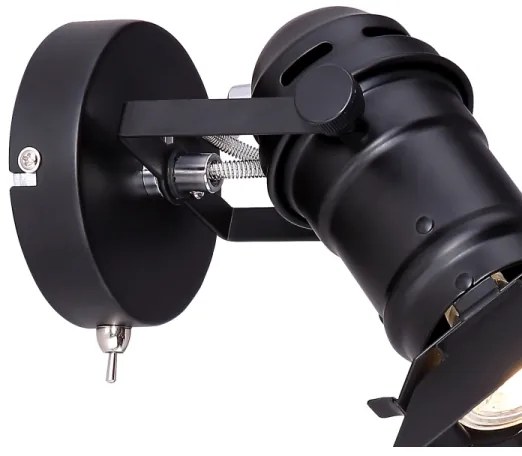 Globo 54650-1B - Nástenné bodové svietidlo EGON 1xGU10/50W/230V