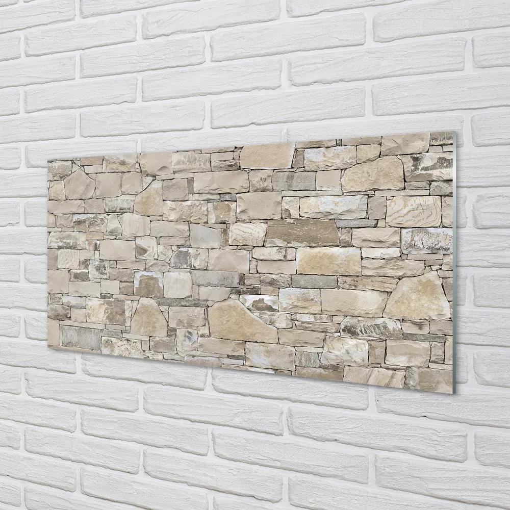 Sklenený obklad do kuchyne Kamenná múr wall 120x60 cm