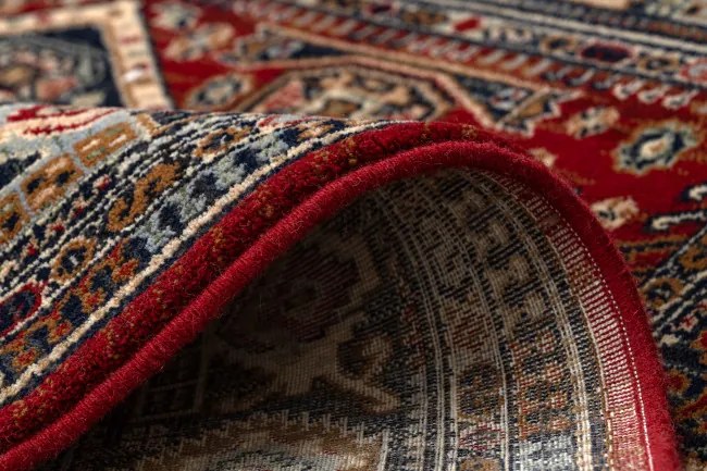 Koberec KESHAN, strapce 7275/53588 bordový / zelený