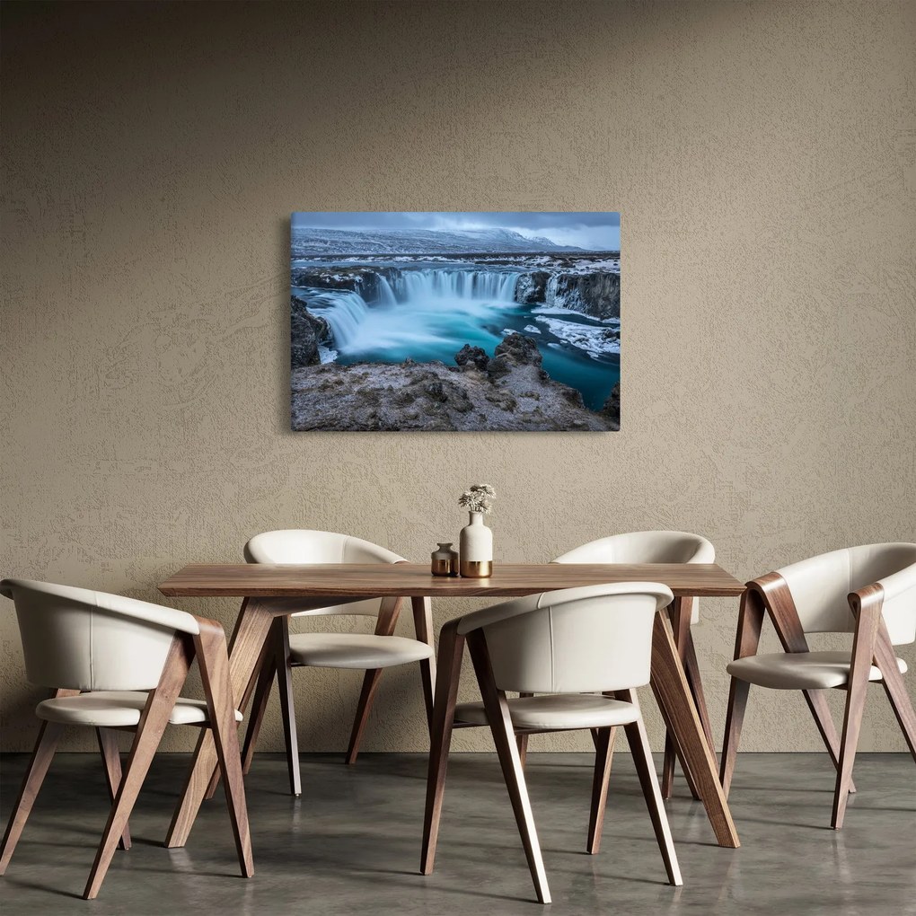 Obraz - Výhľad na vodopády (90x60 cm)