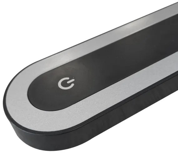 LED Stmievateľná dotyková stolná lampa MADERA LED/7W/230V čierna