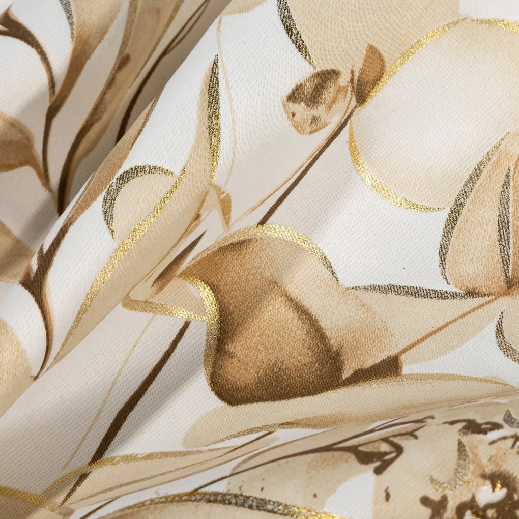 ZÁVES NA KRÚŽKOCH OLENI 140X250 CM LISTY