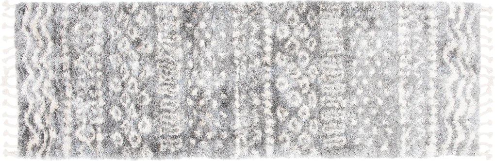 TA Koberec FA60B TMAVOSIVÁ AZTÉCKA EJF Rozmer: 70x200 cm