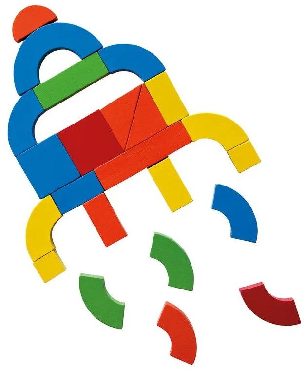 Magnetický kreatívny kufrík s tvarmi