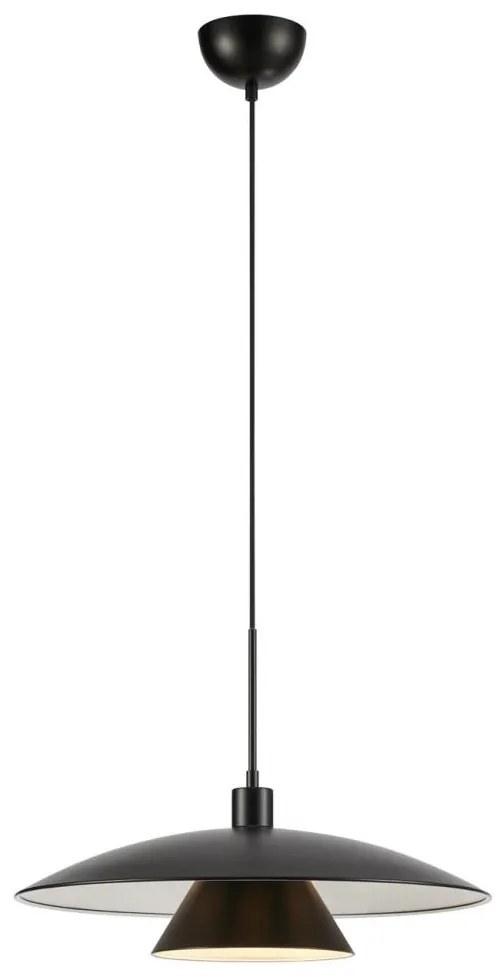 Markslöjd 108431 - Luster na lanku MILLINGE 1xE27/40W/230V čierna