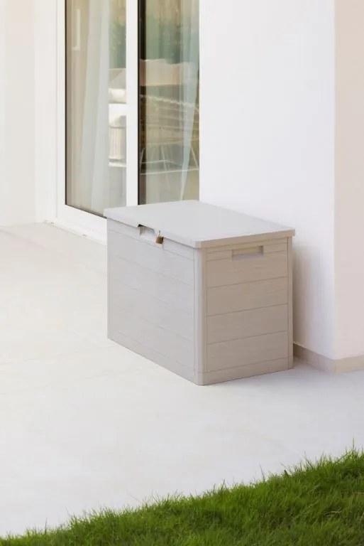 WOODYS záhradný plastový úložný box 160 L, svetlo šedá