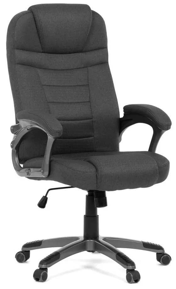 Kancelárske kreslo DEXTER — látka, sivá