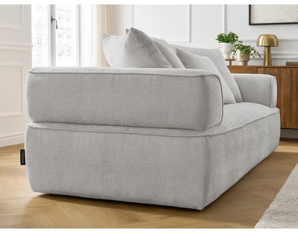 Svetlosivá ženilková pohovka 237 cm Whesley – Bobochic Paris