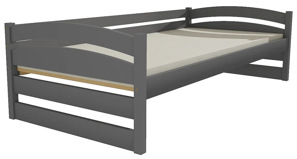 Detská posteľ Z MASÍVU 200x80 cm SO ZÁSUVKAMI - DP031