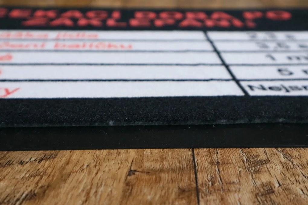 GDmats, Rohožka Čakacia doba 40x60 cm – na von aj na doma, 40x60, šedá