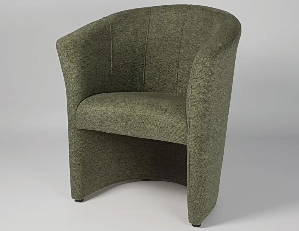 Kreslo Boston, zelená látka