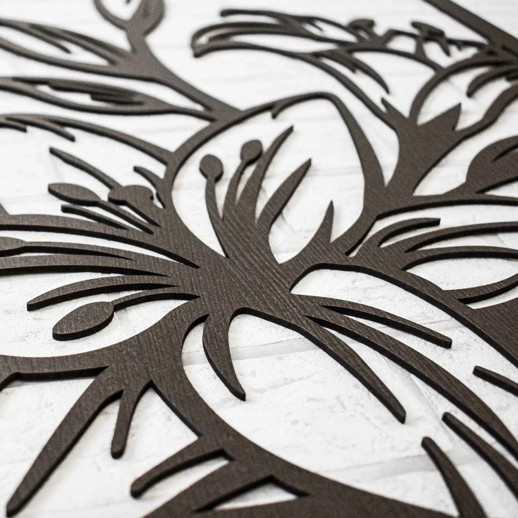 DUBLEZ | Drevený obraz - Ľalie v ráme