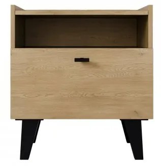 Nočný stolík Cleurion 1SZ, Farby: dub cremona