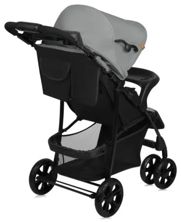 Lionelo - Športový kočík EMMA PLUS šedá/čierna