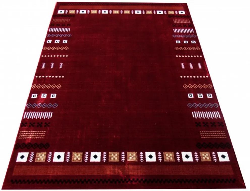 Luxusný kusový koberec Gabbei červený 200x290, Velikosti 200x290cm