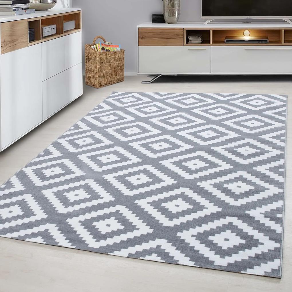 Ayyildiz Kusový koberec PLUS 8005, Sivá Rozmer koberca: 280 x 370 cm