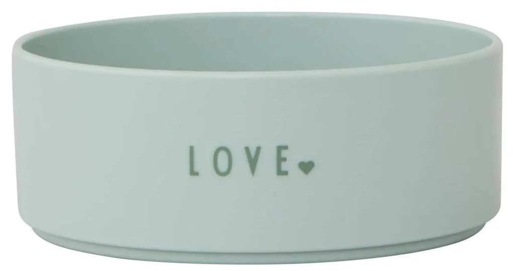 DESIGN LETTERS Detská miska Mini Love Green