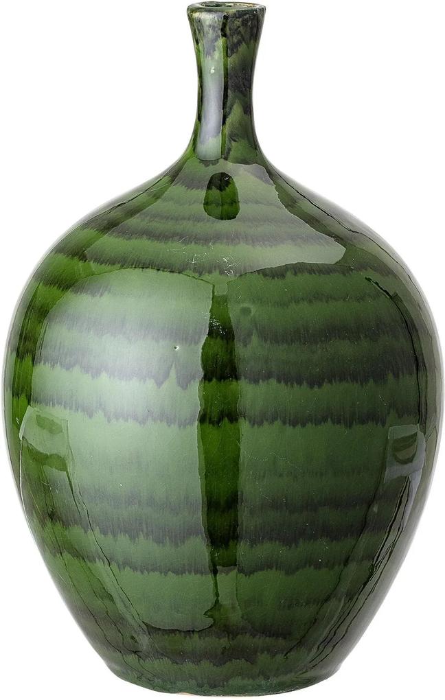Bloomingville Keramická váza Green Stoneware