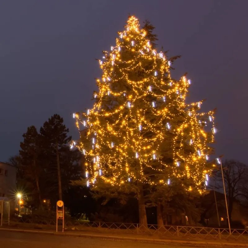 DECOLED LED světelný řetěz FLASH, 100 m, teple bílá, 600 diod, IP67