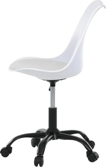 Kancelárska stolička biela KA-X7055 WT